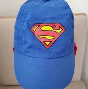Superman baby hat cap with back cover